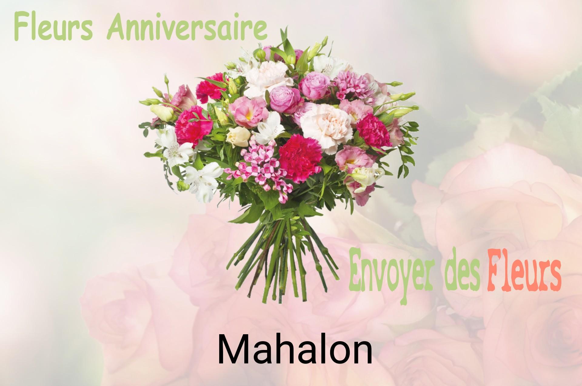 Bouquet de fleurs d’anniversaire livré à Mahalon